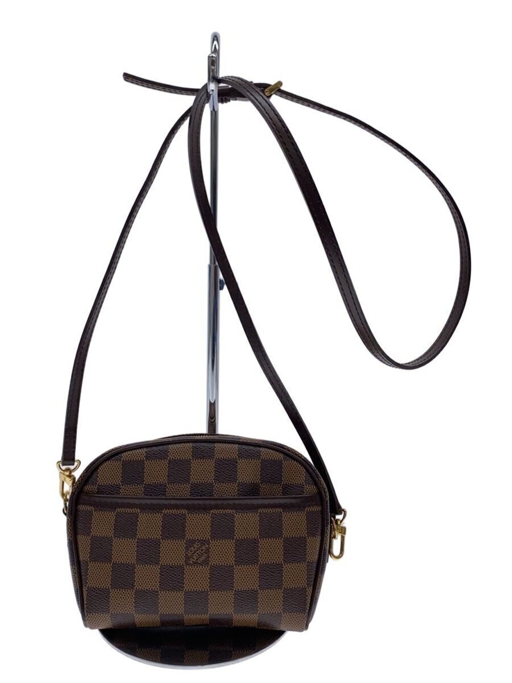 LOUIS VUITTON Pochette Ipanema Damier Ebene Brown Shoulder Bag Brown All over